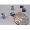 Basic Zinc Plate Steel Female Threaded Standoff, 3/16" Hex, 1/4"