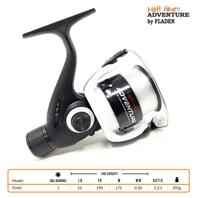 MATT HAYES Adventure - RD40 Fishing Reel Rear Drag Fixed