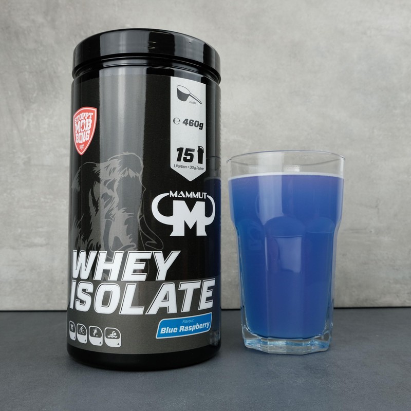 Mammut Nutrition Whey Isolate 460 g Powder - Blue Raspberry