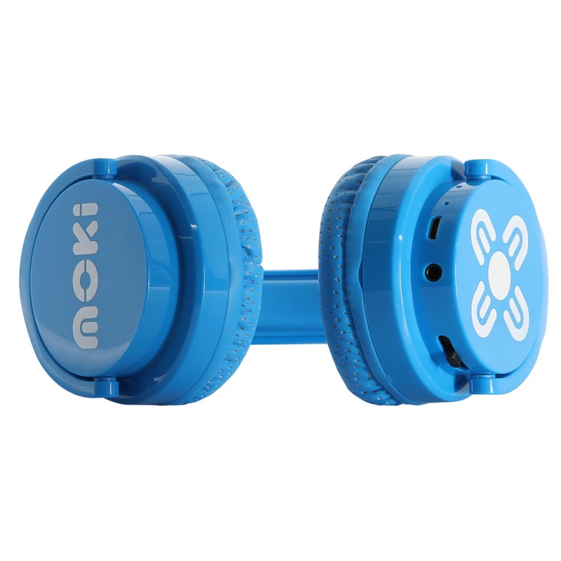 Moki Brites Bluetooth Over-Ear Headphone, Blue