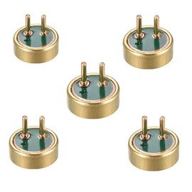SquarezhenBo 42dB 4mm x 1.5mm Electret Microphone 4015 Cylindrical Condenser Microphone with Pin Condenser Microphones and PCB Accessories Pack of 5