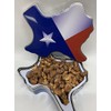 Cinnamon Roasted Cashews in a Texas Shaped Gift Tin