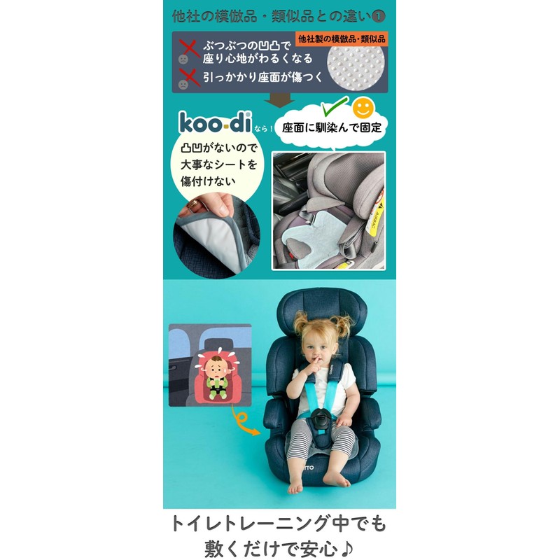 Koo-di Seat Cover, Car Accident Sheet, Urine Sheet, Waterproof Cover