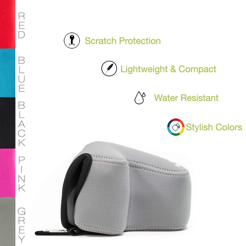 MegaGear MG639 Ultra Light Neoprene Case with Carabiner for Sony
