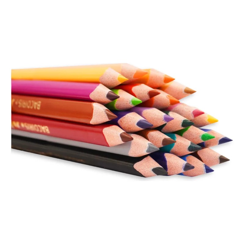 Baco | Bacoiris Jumbo Triangulares Punta 3.3mm - 24 Colores