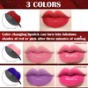 DAGEDA 3 Colors Lazy Lipstick, Pearl Magic Color Changing Lipstick,