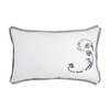 Sleepdown Caprice Fiya Pillowcase Pair 100% Polyester - White