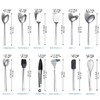 ReaNea Kitchen Cooking Utensils Set 26 Pieces, Stainless Steel Heavy