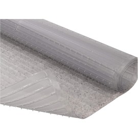 RESILIA Deep-Pile Carpet Runner - Plastic Vinyl Carpet & Rug Protector, Waterproof Clear Vinyl Floor Runners, 27 Inches Wide x 12 Feet Long, Made in The USA