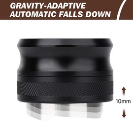 Cheerwe 58mm Espresso Distribution Tool, Gravity Coffee Distributor, Espresso Accessories, Compatible with 58mm Breville/Rancilio/La Marzocco Espresso Portafilter