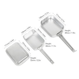 HUIOP mess tin kit, Outdoor Mess Tin Kit Aluminum Camping Cookware Set Lunch Box Food Container with Lid