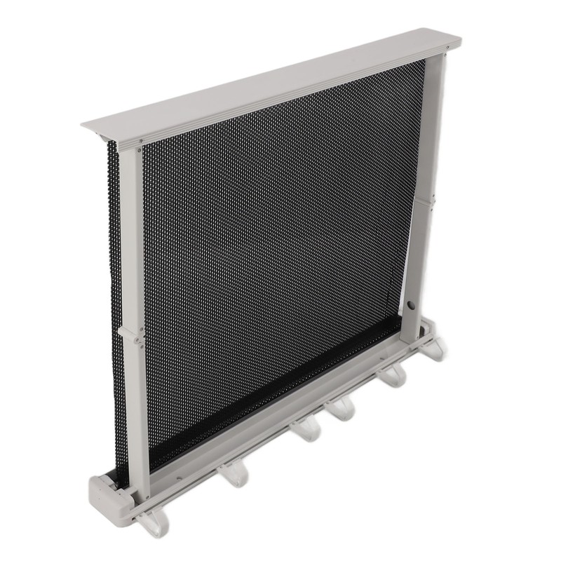 Retractable Clothes Drying Rack with Template Wall Mount Mesh Breathable