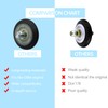 HZYUHMIG 4581EL2002H Dryer Drum Roller Assembly Compatible with LG Dryers