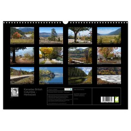 Canada's British Columbia Autumn Time (Wall Calendar 2026 DIN A3 Landscape), CALVENDO Monthly Calendar
