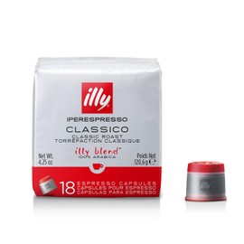 illy Iper Espresso Capsule, Medium Roast (Classico) 18P