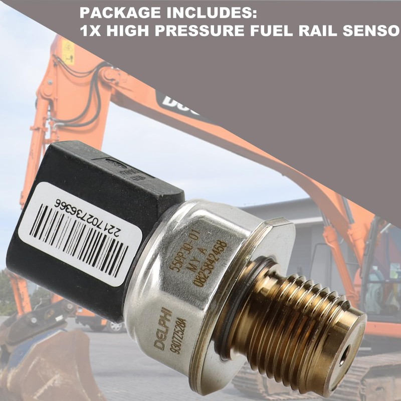 High Pressure Fuel Rail Sensor Replacement for Bobcat Doosan D18