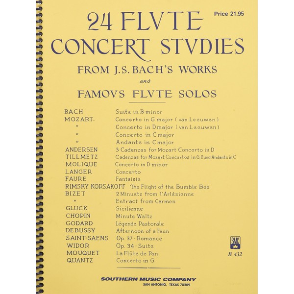 24 Flute Concert Studies: Unaccompanied Flute
