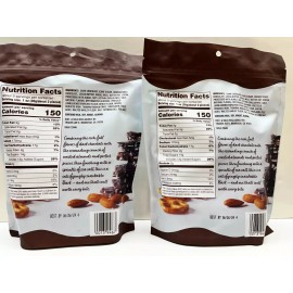 Trader Joe's 2 Trader Joe's Dark Chocolate Bark with ALMOND PRETZEL & SEA SALT 10 OZ EACH BAG