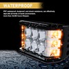 SLARY 4 Inch LED Work Lights LED Strobe Pods, Side