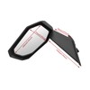 SAUTVS Folding Front Door Rear View Side Mirrors for Maverick