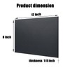 ABS Plastic Sheet 1/8 Inch Thick 8" x 12" (2-Pack),Two-Sided
