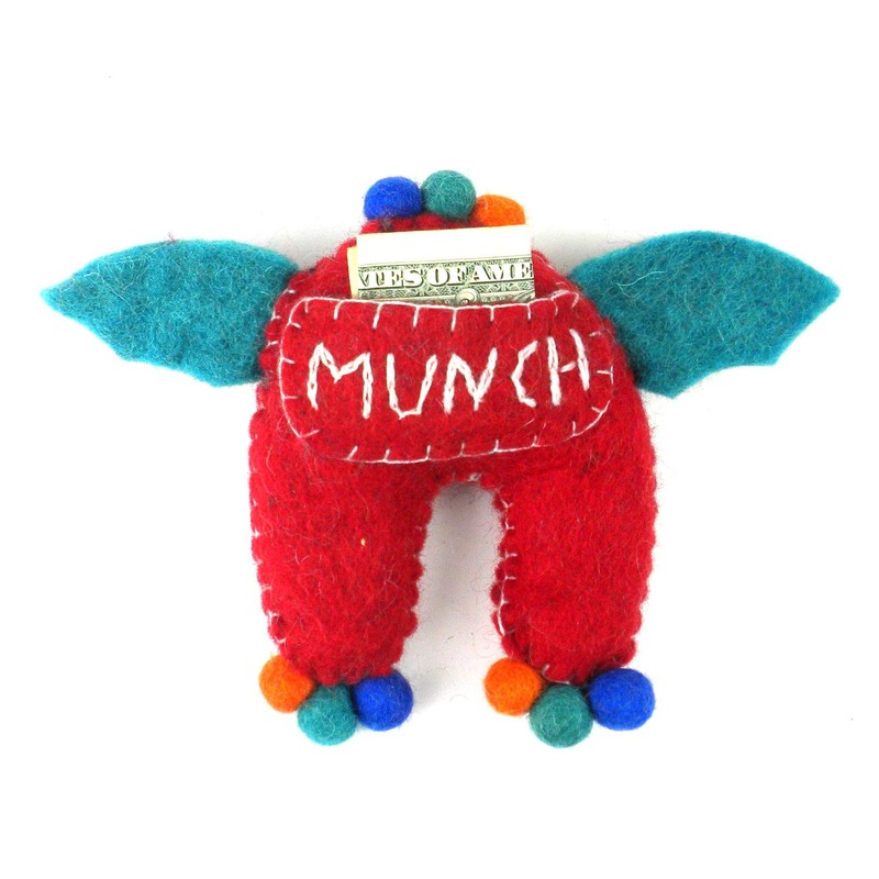 Global Groove Handmade Tooth Fairy Pillow with Pocket from Nepal