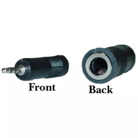 CABLE WHOLESALE 1/4 inch Stereo Female to 3.5mm Stereo Male Adapter  30S1-14300