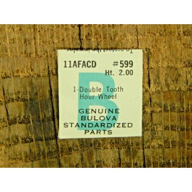 Caravelle Genuine Bulova 11AFACD Double Tooth Hour Wheel 599 Watch Part NEW OLD STOCK