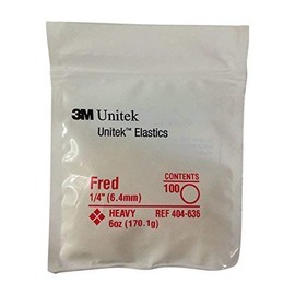 3M Unitek 3M Unitek, Mehrzweck-Gummibänder, Heavy 6oz /170,1g (1/4" 6,4mm); Fred, Snorflex