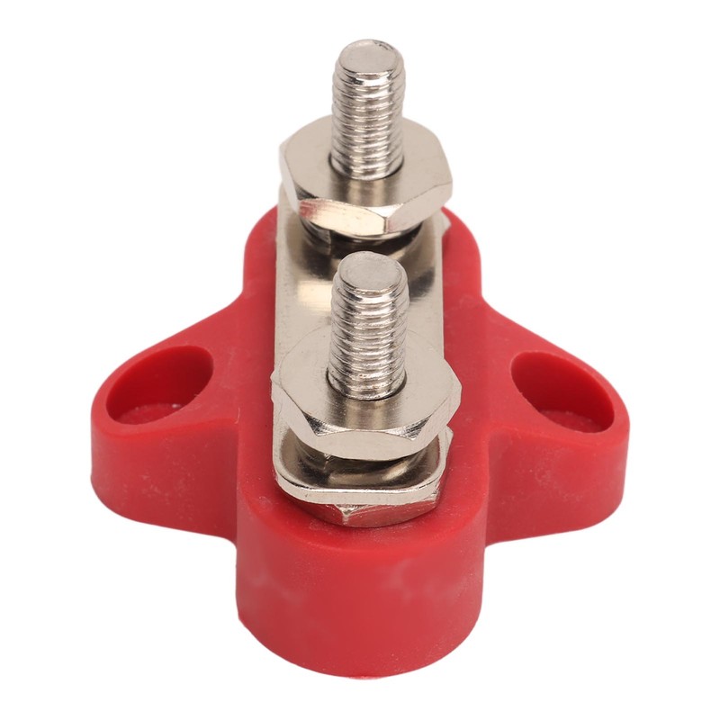 4Pcs Battery Power Stud M6 Dual Distribution Terminal Junction Post