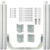 Lusheer Boat Trailer Guide-ons 48“, Guide Pole Kit，Heavy Duty 2PCS