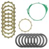 Caltric Clutch Friction Steel Plates and Gasket Kit Compatible with