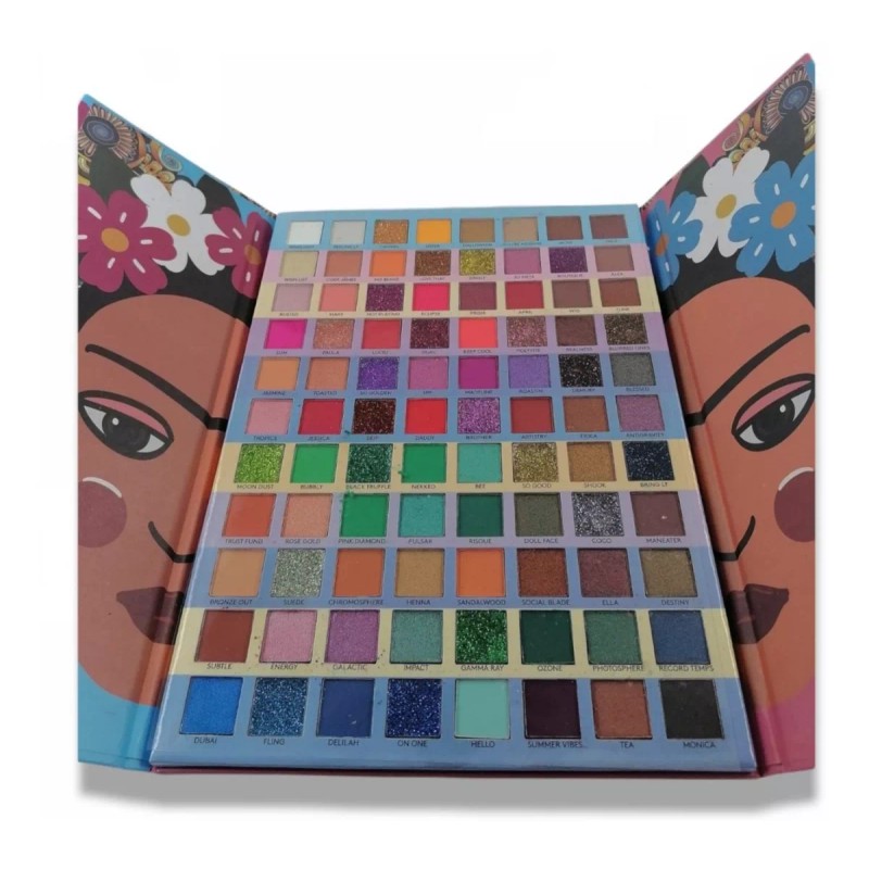 L-beuty Frida K. Paleta De Sombras 88 Colores