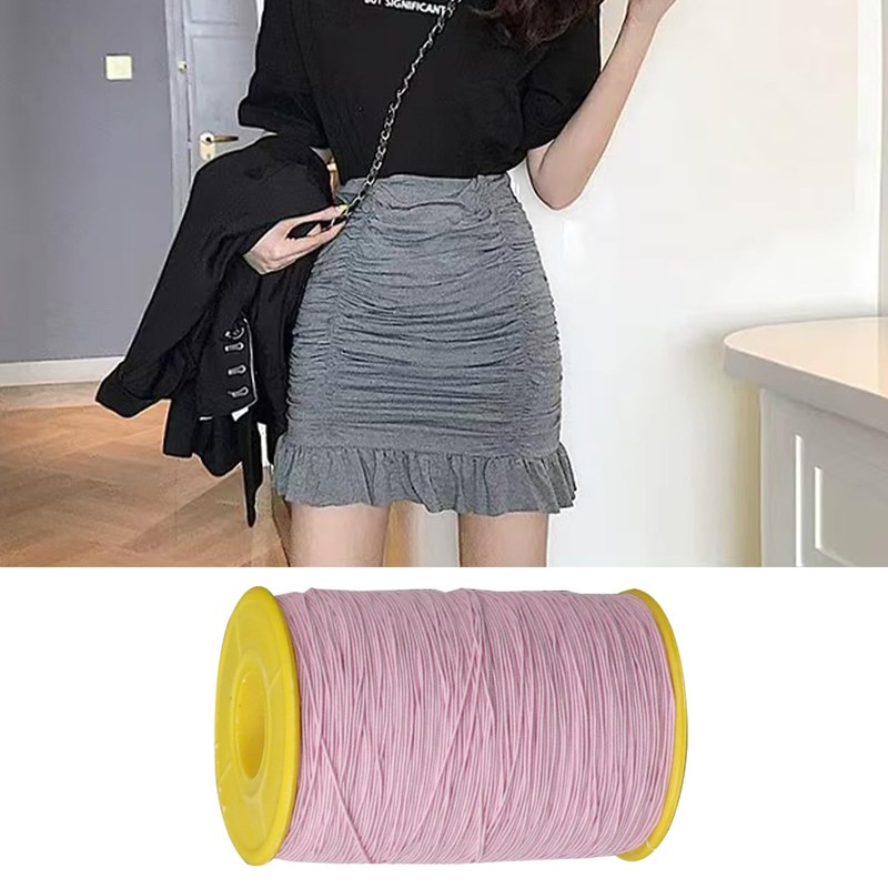 1 Spool Shirring Elastic for Sewing Elastic Sewing Thread Black