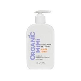 Organic Mimi Body Lotion – Smoothing, Nourishing – with Avocado Oil, Fig Extract & Bisabolol – Vegan & Organic Skincare – Super Fruit – 300 ml