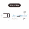 Glass Door Side Seal Strip 100” Frameless Shower Door Sweep