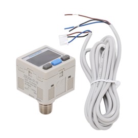 Digital Pressure Gauge Precise Anti Shock Pressure Reducing Valve Digital Display Meter 0 to ‑101kPa 12‑24VDC