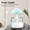 Rain Cloud Humidifier Water Drip with Adjustable LED Lights White