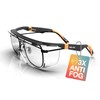 DEX FIT Safety Glasses SG210 Series - Anti-Fog & Scratch