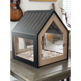 Luxury Pet House – Clear Acrylic Panels, Designer Style – For Cats & Small Dogs