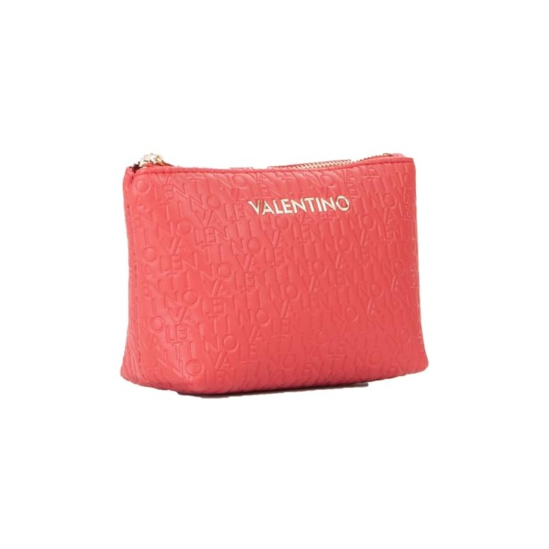 Valentino Soft Cosmetic Case Utensil Bag, Rosso Scuro, Unit size
