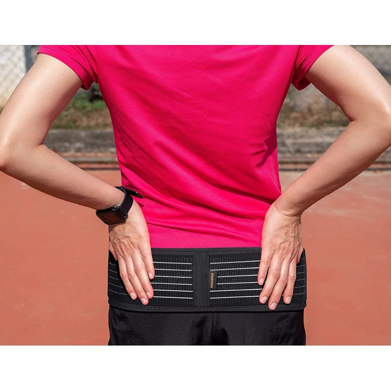 Thx4COPPER Back Brace, Sacroiliac Hip Belt, Breathable, Relieves, Unisex, M