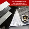 Waterlock 5" Gutter Guards Leaf Protection, Domestic Aluminum Gutter Covers