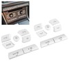 14Pcs Air Condition Button Cover Trim AC Control Stickers Fit