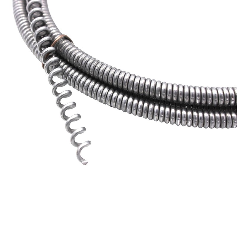 VARIOSAN Pipe Cleaning Spiral 1.50 m 6 mm Claw Crank