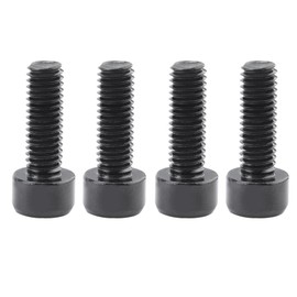 MagiDeal 4Pcs Aluminum Alloy Bike Water Bottle Cage Bolts Holder Socket Screws - Black