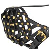OOPSDOGGY Labrador Dog Muzzle for Large Dogs - Leather Breathable