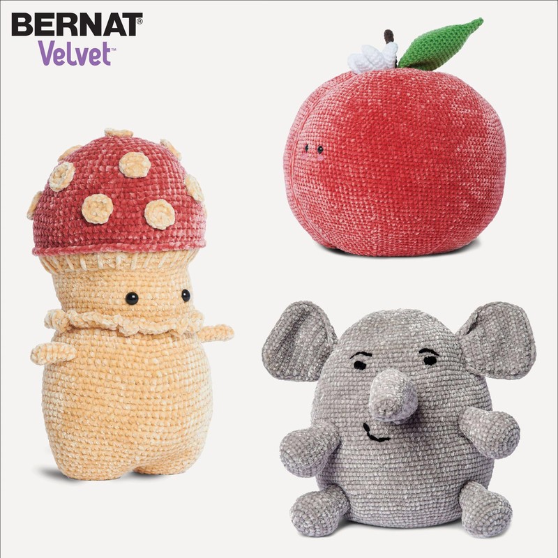Bernat Velvet Mocha - 2 paquetes de 300 g/10.5 oz