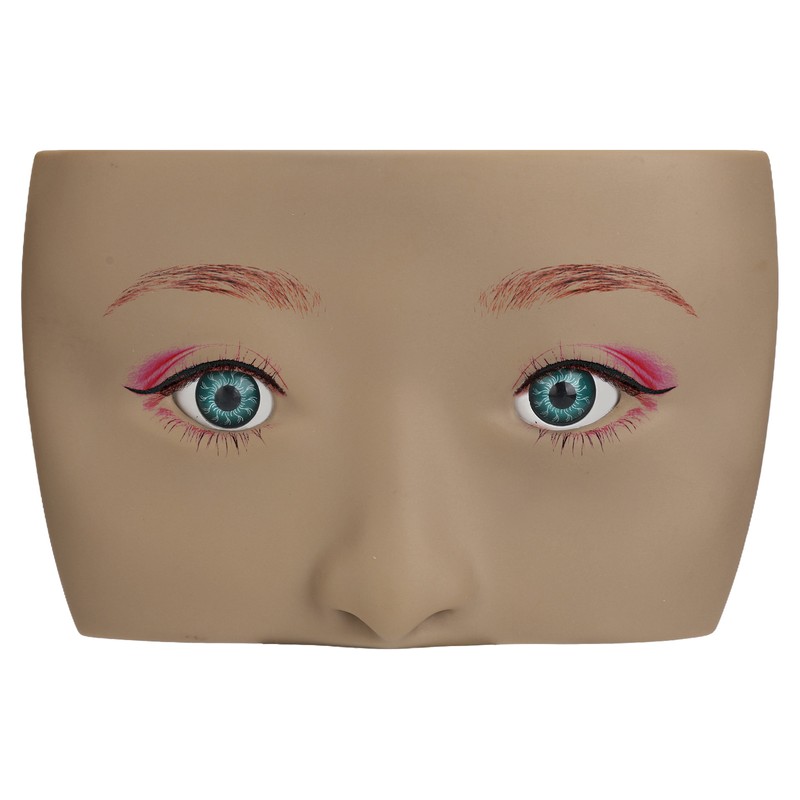 Makeup Practice Face Board 3D Realistic Eye Painting Practice Plastic