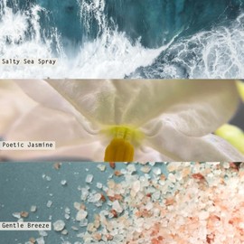 ILLUME Beautifully Done Fresh Sea Salt Large Baltic Glass Candle